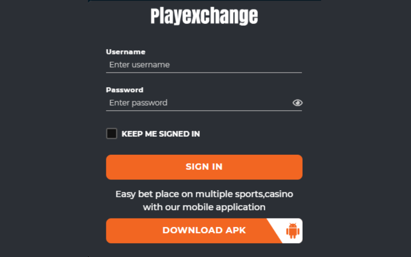 PLAYEXCHANGE LOGIN