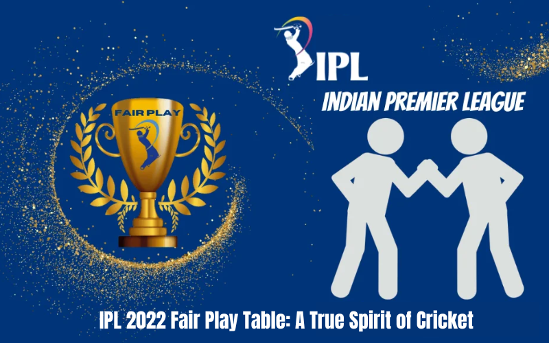 IPL 2022 FAIR PLAY TABLE